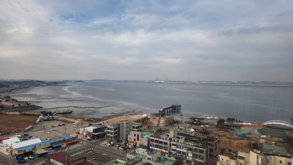 삽교호놀이공원 관람차에서 바라본 풍경