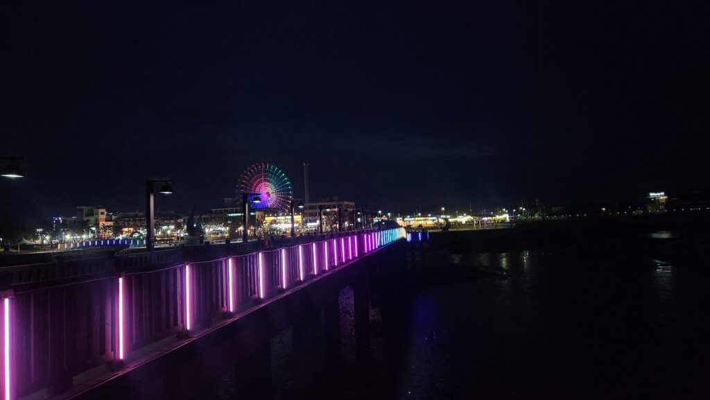 삽교호바다공원 야경